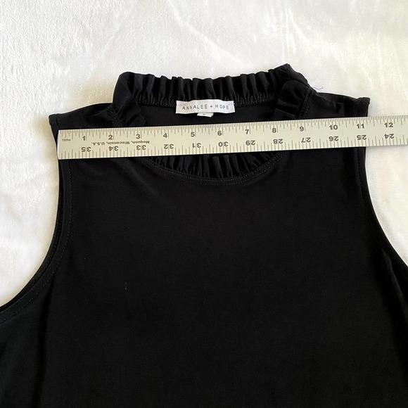 Annalee + Hope | Black Sleeveless Ruffle Dress | Size: Small - Picture 5 of 7